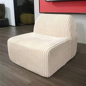 Canapé carré sans cadre une place, éponge écologique haute résilience, achat en gros économique pour appartements et centres commerciaux - Product Image 5