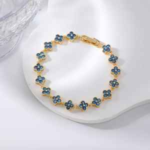 أزياء شخصية أربع أوراق البرسيم سوار البتلة في لون جديد لعيد الحب هدية عيد ميلاد - Product Image 4