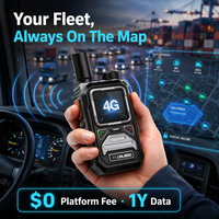 Radio de flotte GPS 4G PoC XUNLIBAO W900 double SIM longue portée, sans frais de plateforme, Type-C à vie pour le transport logistique