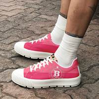 Chaussures de marche en toile à lacets, logo personnalisé, baskets décontractées unisexes, respirantes, plateforme basse, confortables, souples, toutes saisons
