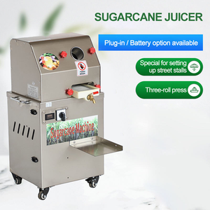 Presse-jus de canne à sucre électrique de bureau en acier inoxydable, extracteur de jus commercial portable - Product Image 6