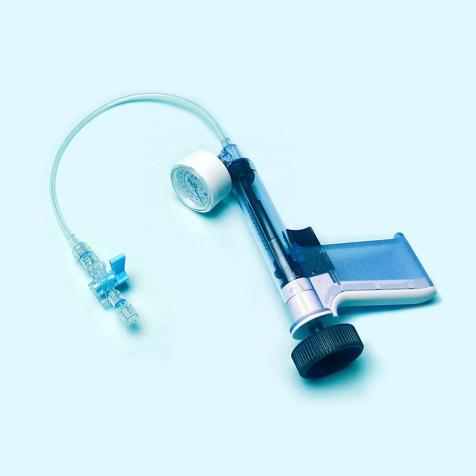 Tianck Medical manuale pompa dilatatore a palloncino pompa angiografia dispositivo di gonfiaggio a palloncino arterioso