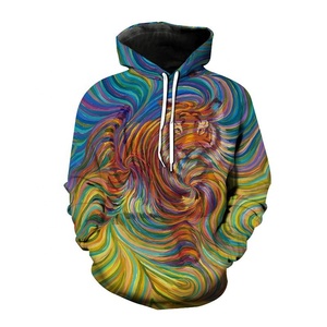 2026 nuova moda <span class=keywords><strong>felpa</strong></span> con motivo <span class=keywords><strong>tigre</strong></span> da uomo con stampa 3D con tasca larga manica lunga <span class=keywords><strong>felpa</strong></span> con cappuccio - Product Image 5