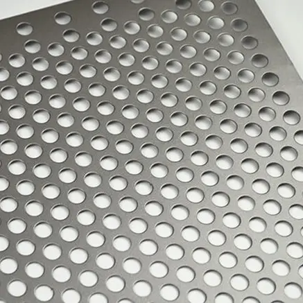 Перфорированная металлическая сетка с круглым отверстием, перфорированные металлические листы для крышек радиатора