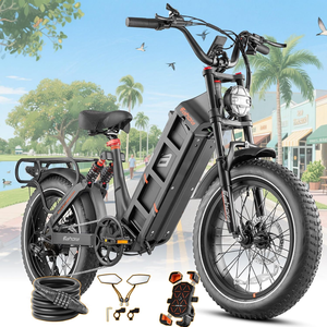 Bicicleta Eléctrica de Montaña Eahora Juliet 2026 con Llantas Anchas, Bicicleta Eléctrica Urbana con Portaequipajes Trasero, Largo Alcance para Viajes - Product Image 2