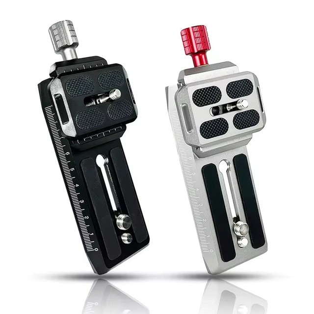 Quick Release Plate Adapter with Arca-Swiss for DJI RS 2/RSC 2/RS 3/RS 3 Pro & Ronin-S Gimbal Camera Accessories