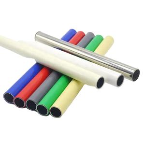 Çin sanayi ESD siyah ince boru 28mm kalınlık Goblin kaplı 28.6mm boyut kaynaklı çelik yalın boru boru akış rafı - Product Image 1