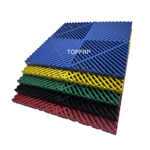 Outdoor <b>Plastic</b> Interlocking Garage Floor Tiles Removable Modular PP Garage Car Showroom <b>Flooring</b> Mat - Product Image 1