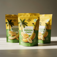 Emballages personnalisés pour snacks de plantains, sachets Ziplock, emballages pour Cheetos, sachets Mylar pour chips de banane et de pomme de terre