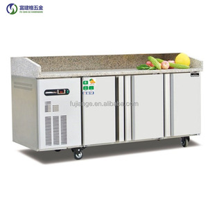 Vendita calda del frigorifero <span class=keywords><strong>orizzontale</strong></span> scanalato del <span class=keywords><strong>congelatore</strong></span> del bancone dell'insalata del cassetto di uso sostenibile di alta qualità - Product Image 5