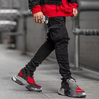 Pantalons décontractés pour hommes Vêtements de grande taille usés Jeans cargo micro-élastiques serrés coupe slim pour hommes