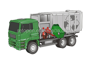 Hot bán <span class=keywords><strong>dumpster</strong></span> lớn di chuyển ngoài trời đường phố nhự<span class=keywords><strong>a</strong></span> bánh chất thải bin - Product Image 6