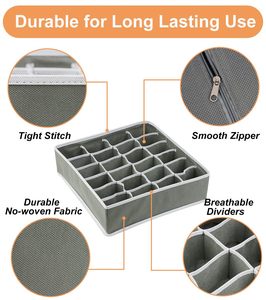 Hot Bán Chất Lượng Cao Đa-Lưới Chia Quần Áo Tổ Chức Ngăn Kéo Vải Đồ Lót Vớ Hộp Lưu Trữ - Product Image 4