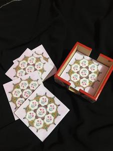 Ensemble de sous-verres en résine et émail écologiques avec des blancs personnalisables et des tailles d'emballage disponibles - Product Image 5