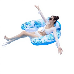 369 JW-CQ14 Canapé flottant <span class=keywords><strong>gonflable</strong></span> en PVC avec dossier en maille pour adulte, pour 1 personne, pour la dérive et la piscine - Product Image 1