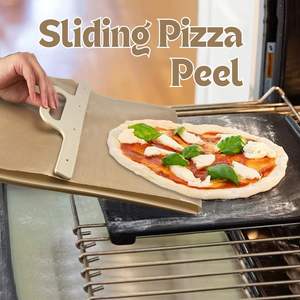 Cucina scorrevole buccia per <span class=keywords><strong>Pizza</strong></span> con manico per torta pala per <span class=keywords><strong>Pizza</strong></span> Paddle per <span class=keywords><strong>Pizza</strong></span> Non Stick Slide Board per il trasferimento di pasta per pane - Product Image 5