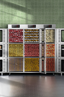 99-lades grote commerciële voedseldroger voor fruit & groenten, 110V/220V, roestvrij staal, rechtstreekse fabrieksverkoop