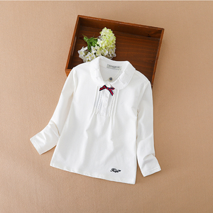 Chemisiers et Blouses pour Filles à Manches Longues Unies de Haute Qualité avec Nœud – Collection Écoresponsable – Meilleures Ventes - Product Image 1