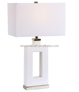 Juego de Lámparas de Noche Modernas de 3 Intensidades Regulables, Lámpara de Escritorio con Pantalla de Tela Crema para Mesa de Noche, Dormitorio, Sala de Estar, Lectura - Product Image 4