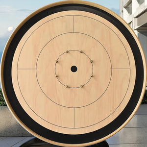 Dessus de table de dextérité de jeu de société crokinole classique de 27 pouces pour 2 joueurs en famille et entre amis avec surface de jeu de 22 pouces - Product Image 2