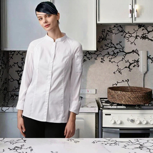 Kivotech-Abrigo de Chef Personalizable, Uniforme de Trabajo de Manga Larga y Corta para Hombre y Mujer, Color de Logotipo Personalizado para Hospitales - Product Image 3