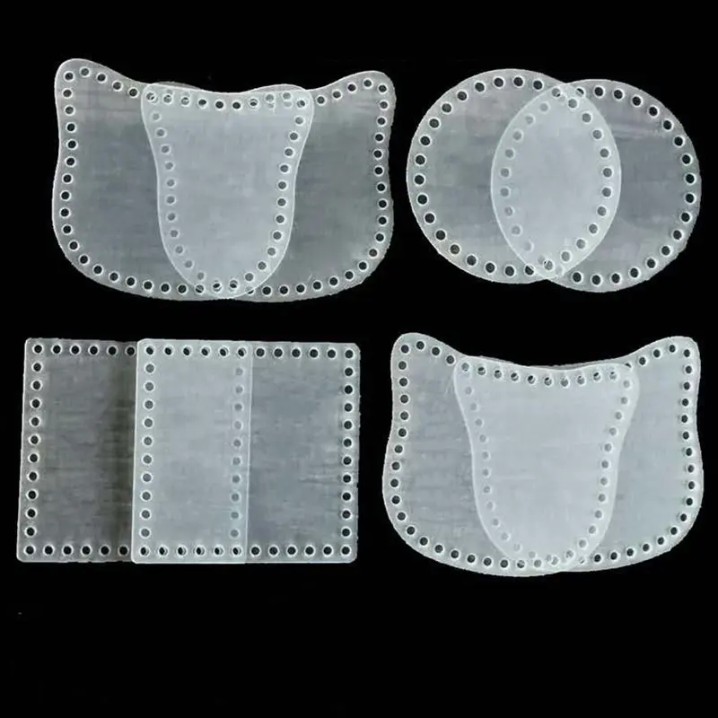 Deepeel-Matériau de sac de fil au crochet en plastique, accessoires de bricolage, panneau acrylique, RM039