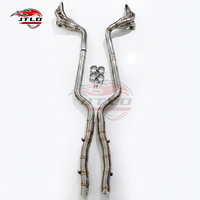 Collecteurs d'échappement de performance en acier inoxydable SS304 de qualité supérieure pour Mercedes Benz C63 AMG W204 - Accessoires de modification