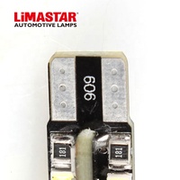Ampoule LED Limastar T10 Canbus 8SMD Blanc 6500K 12V/24V Adaptation Universelle