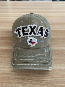 Cappello da Baseball Regolabile Effetto Vissuto con Ricamo Texas per Uomo e Donna - Product Image 5