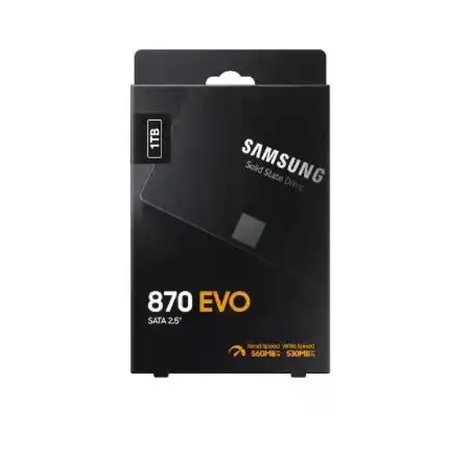 SSD 870EVO SATA 3.0 2.5 Inch Solid State Drive 250GB 500GB 1TB 2TB 4TB 8TB Read 530MB/s Write 530MB/s for Notebook Laptop SSD
