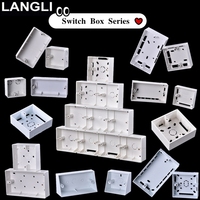 2022 Usine En Gros PVC Commutateur Électrique Boîte Offre Spéciale 3x3 Boîte De Jonction En Plastique Boîte Arrière Blanc/Noir/Rouge Flexible De Chine