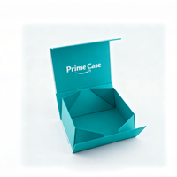Boîte cadeau en papier avec couvercle magnétique pliable personnalisé et fenêtre transparente