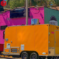 Chariot de crème glacée au Design Unique, remorque de traiteur, Taco, remorque de Bar Mobile, supermarché, 18 pièces