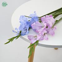 Groothandel 85cm hoge kunstmatige gladiolen voor elegante binnenhuis tafeldecoratie, bruiloft bloemstuk centerpiece