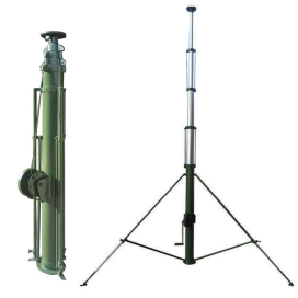 Mât d'antenne radio télescopique pliable en <span class=keywords><strong>aluminium</strong></span> portable de 5 m/17 pieds - Product Image 3