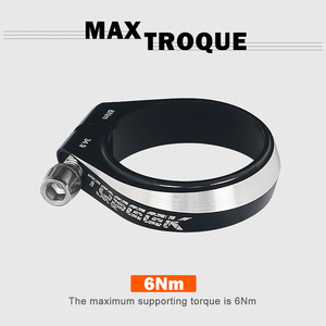 TOSEEK <span class=keywords><strong>Abrazadera</strong></span> de sillín de bicicleta de aleación de aluminio 31.8 34.9mm para bicicletas de montaña y carretera, accesorio para bicicleta - Product Image 5