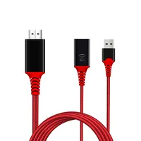 สาย USB C To HDMI ที่ขายดีที่สุดความเร็วสูง2เมตรประเภท C ถึง HDTV 4K Hdmi Cable