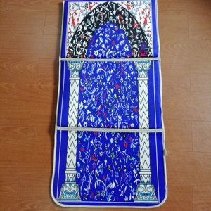 Tappeto da Preghiera Musulmano Pieghevole in Poliestere Stampato in 3D, Nuovo Design per Uso in Moschea, Vendita all'Ingrosso - Product Image 5