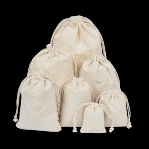 Sac à cordon en toile de coton naturelle personnalisé, imprimé sur mesure, écologique et coloré, vente en gros - Product Image 6