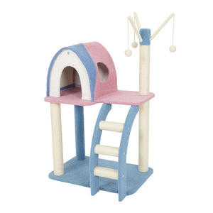 Commercio all'ingrosso moderno Multi-strato gatto albero Stand in legno Pet Jumping piattaforma di arrampicata per gatti casa gatto giocattolo per gatti - Product Image 2
