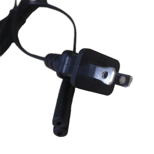 US Polarized  AC Power Cable  2 Pins   Plug C7 Power Cord 10A/13A/15A AC Cords Electric Lead