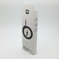 Kabel Data USB kualitas tinggi dengan Glossy & Matt laminasi Embossing lapisan UV harga benar dalam kotak kemasan Folder