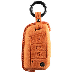 Accesorios para Llaves de Auto Volkswagen Tiguan L, <span class=keywords><strong>Bora</strong></span>, Lavida, Passat, Funda de Cuero Sintético para Llaves, Dropshipping Europa 2026 - Product Image 6