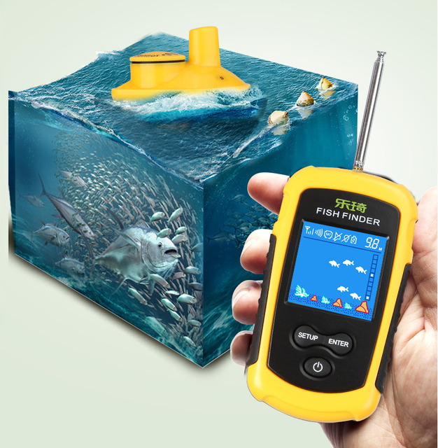 Wholesale Depth 0.6m-40m Sonar Wireless Marine Fish Finder for Fishing