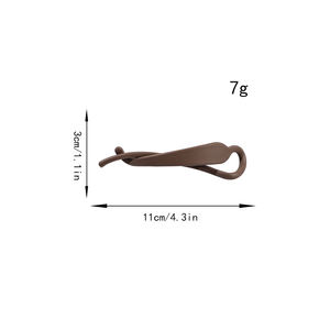 Coréen Vintage Banane Mat Pinces À <span class=keywords><strong>Cheveux</strong></span> Griffe Fille En Plastique Barrette <span class=keywords><strong>Crabe</strong></span> Griffes Vertical Queue De Cheval Femmes Filles Accessoires De <span class=keywords><strong>Cheveux</strong></span> - Product Image 6