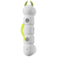 Jouet de chasse pour chat de haute qualité - Chenille électrique intelligente avec capteur, queue en plumes et ventouse pour un divertissement interactif en intérieur