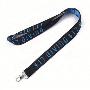 Woven Mobile Satin Promotional Phone Strap Pvc Polyester Lanyard With Logo Custom Keychain With Id Card Badge Holder - Product Image 3