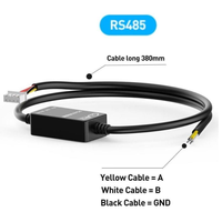 Módulo Jikong BMS RS485 y Adaptador de Pantalla LCD de 4.3 Pulgadas, Placa de Alimentación, Herramienta USB