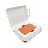 Ensemble d'emballages en pâte à papier biodégradable et écologique moulés sur mesure pour téléphones portables, batteries externes, électroniques, boîtes intérieures/extérieures