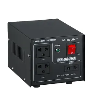 L'elettrodomestico 500w abbassa 220v al trasformatore del convertitore di tensione di potere 110v per la Tv principale/pc/ps4
